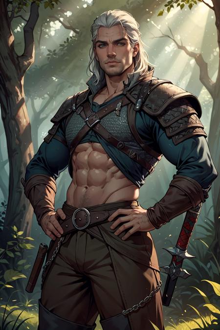 386826-1304358805-masterpiece,best quality, _lyco_GoodHands-beta2_1_, cowboy shot of henry cavill as geralt of rivia, muscular, chainmail, witcher.png
